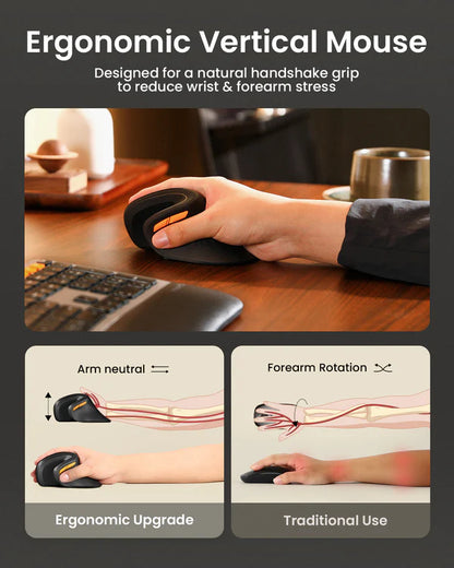 Bluetooth Ergonomic Vertical Mouse
