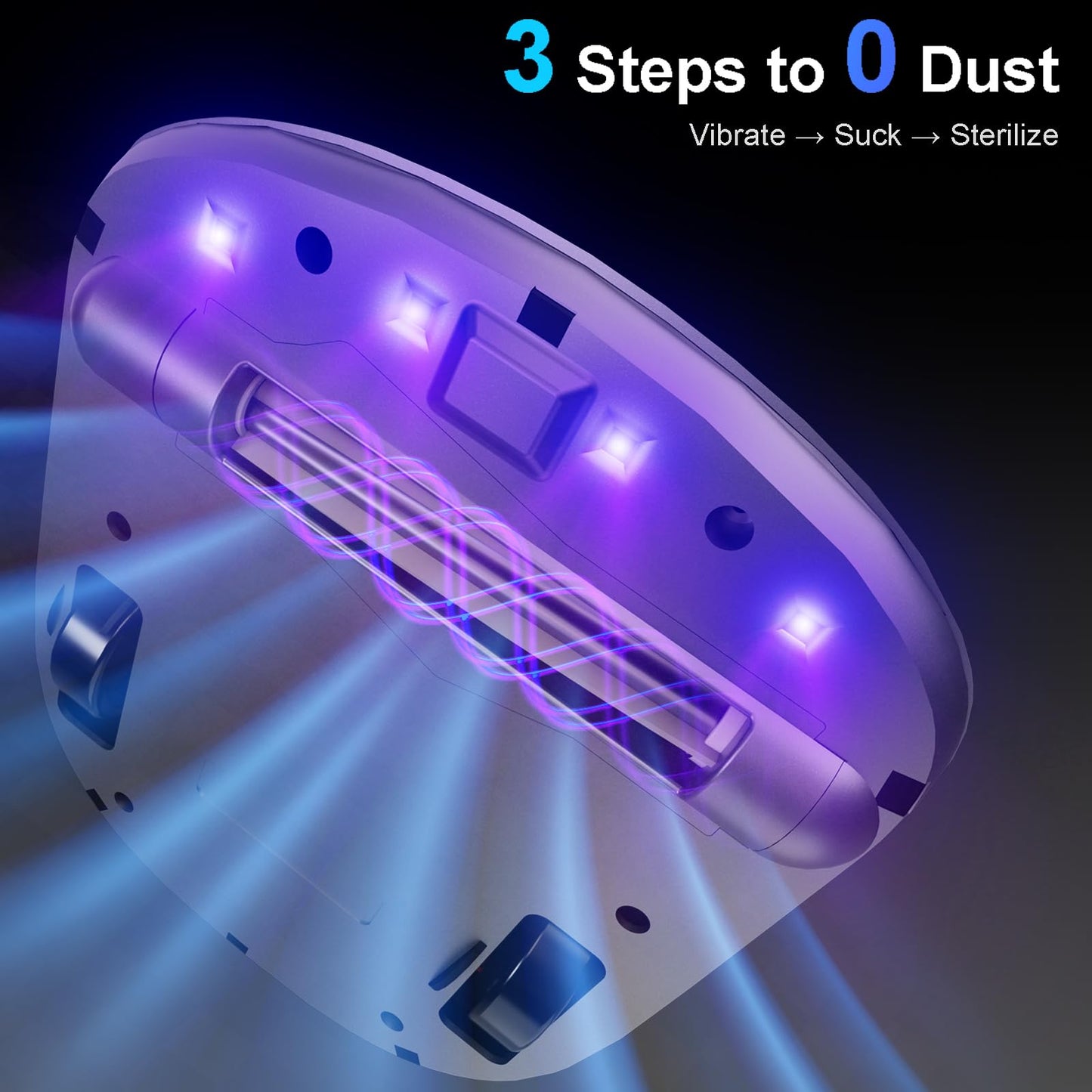 3-in-1 cordless robotic vacuum cleaner