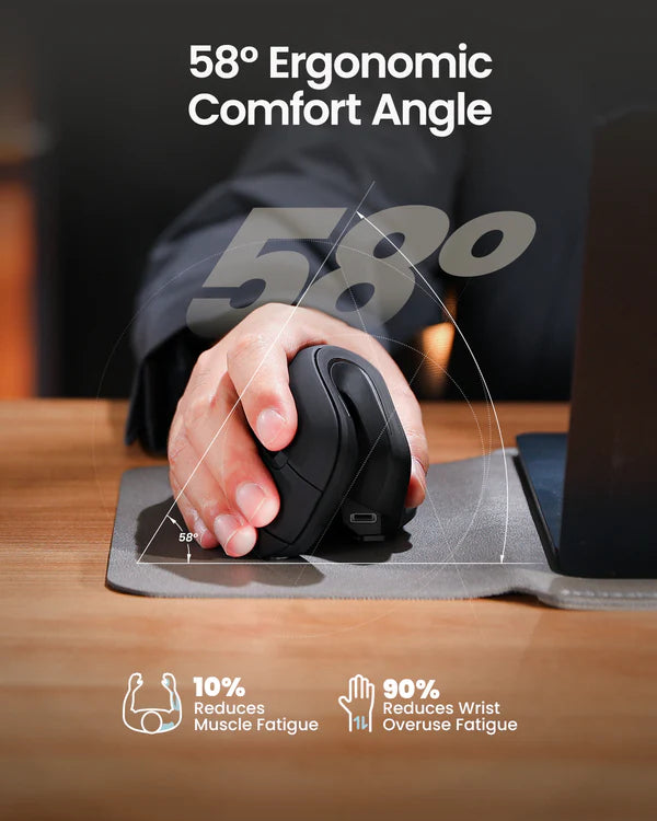 Bluetooth Ergonomic Vertical Mouse
